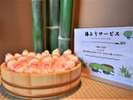 【13階湯上り処】無料乳酸菌飲料サービス 05:00-10:00