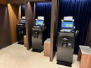 ◆自動精算機 フロントカウンターでご案内後、こちらにてルームキー発行となります。