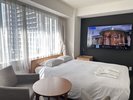 ダブルルーム壁掛けテレビ導入致しました!