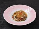 蓮根饅頭のきのこあんかけ