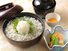 【久慈サンピア日立】ランチメニュー(一例)【久慈浜産】釜揚げしらす干し丼 大根おろし添え