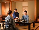 新鮮な魚介類・豊後牛など、上げ膳・据え膳で。真心を込めておもてなしいたします。