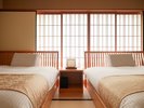 【一般客室】本館 二間和洋室 客室一例
