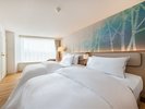 全室メゾネット(客室例/ベッドルーム):Heavenly bed 2.0。さらに雲のような寝心地を。