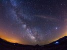 露天風呂にある「星空スイッチ」で芦別の星空を満喫