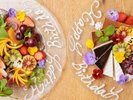 フルーツプレート&ケーキプレートもご用意可能です(宿泊3日前のまで要予約)