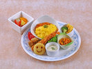 幼児向けのお料理。A・Bメニューの2パターンあり日替わりになります