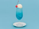 【オテンキパーラーの人気メニュー】空のクリームソーダ
