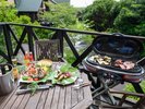 BBQ(お部屋のテラスにて)