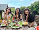 BBQの風景。いい写真を沢山撮って、旅の思い出に…♪