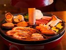 BBQ(雨の日でもお部屋の中でおたのしみいただけます)
