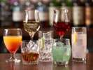館内の「花岡DINING & BAR」ではオリジナルカクテルが楽しめます
