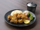 奥美濃古地鶏の唐揚げプレート(味噌汁付)