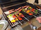 ウェーバーガスグリルでBBQ