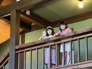 2階から可愛い二人