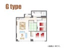 【グランドルーム間取り一例】3LDK・最大8名までご宿泊可能な和洋室。(キッチン・洗濯機あり)