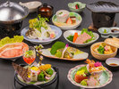 2026年3月4月《お献立一例》旬食材を活かし、春を感じられる季節の和洋折衷創作会席膳をご用意致しました♪
