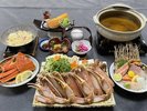 かにすき鍋会席(鍋2人盛)イメージ