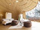 【客室内装<ドッググランデ>】ペット同伴可!広々10Mドームで快適な滞在