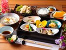 【会席一例:四季彩会席】旬の食材を生かした会席料理、鮮やかな味覚で満たされる