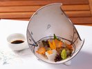 【食事一例】季節の恵みを味わう、和食会席料理