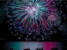 白良浜で上がる花火B