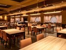 朝食ビュッフェ会場 湯峡の響き優彩