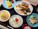 朝食ビュッフェ一例 湯峡の響き優彩