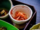 春の夕食:いかにんじん。会津の郷土料理です。