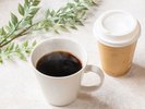 お持ち帰り可能なコーヒー・カフェオレもご用意しております。