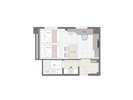 ツインルーム平面図