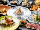 懐石料理コース「旅館吉田屋で人気メニューをお召し上がれ!」一例