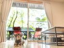 愛犬と一緒に泊まれるプライベートヴィラが一棟だけあります!