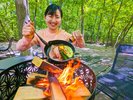 併設のグランピングカフェ&BBQ
