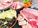 那須高原黒毛和牛ステーキなど豪華なBBQ食材