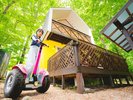ウッドデッキのベランダ