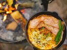 別途有料で併設カフェの焼きカレーも楽しめる