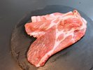 BBQ食材の那須三元豚の豚肩ロースプレート