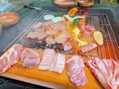 実際に焼いている様子