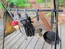 併設カフェでのBBQギア