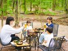 併設カフェでランチを楽しめる