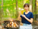 併設のカフェでは生ビールも楽しめる