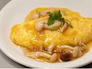 順さんの和風チキンオムライス きのこの餡かけソース