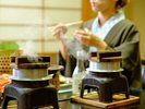 出来立ての釜飯を楽しみに