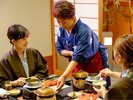 美味しいお料理がテーブルに