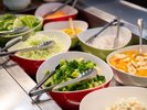 朝から新鮮な野菜をチャージ!