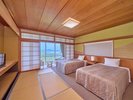 ◆【和ベッド】海が見えるお部屋。禁煙、洗浄機付きトイレ付。