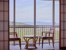 高台からの望む解放感。お部屋からの眺望(客室により見え方が異なります)
