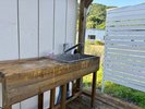 TASO SUNRAISE VILLAGE:ウッドデッキには洗い場もございます。