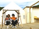 TASO SUNRAISE VILLAGE:家族みんなでブランコ♪
